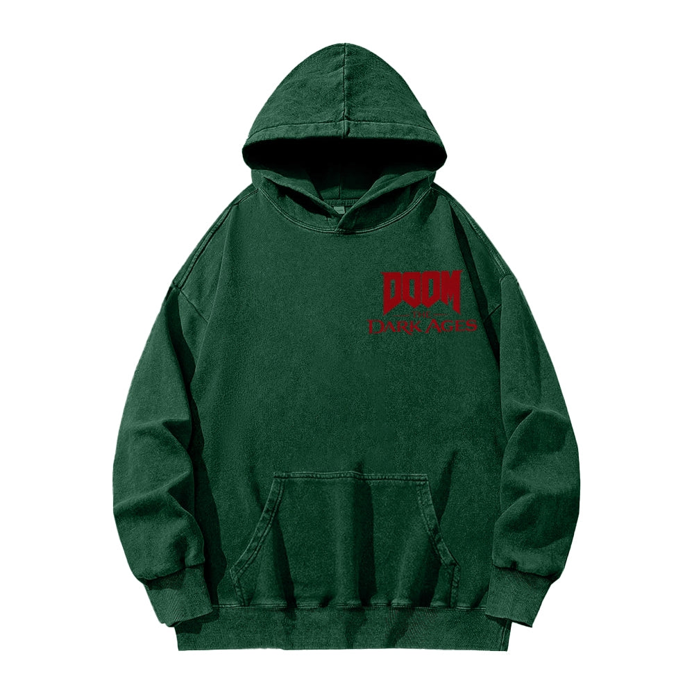 DOOM Unisex Washed Hoodie 2601012513