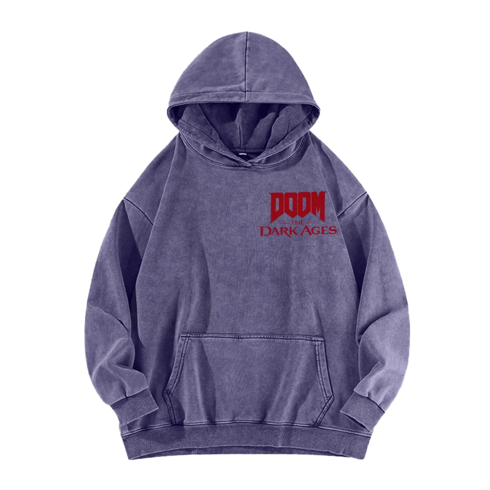 DOOM Unisex Washed Hoodie 2601012513