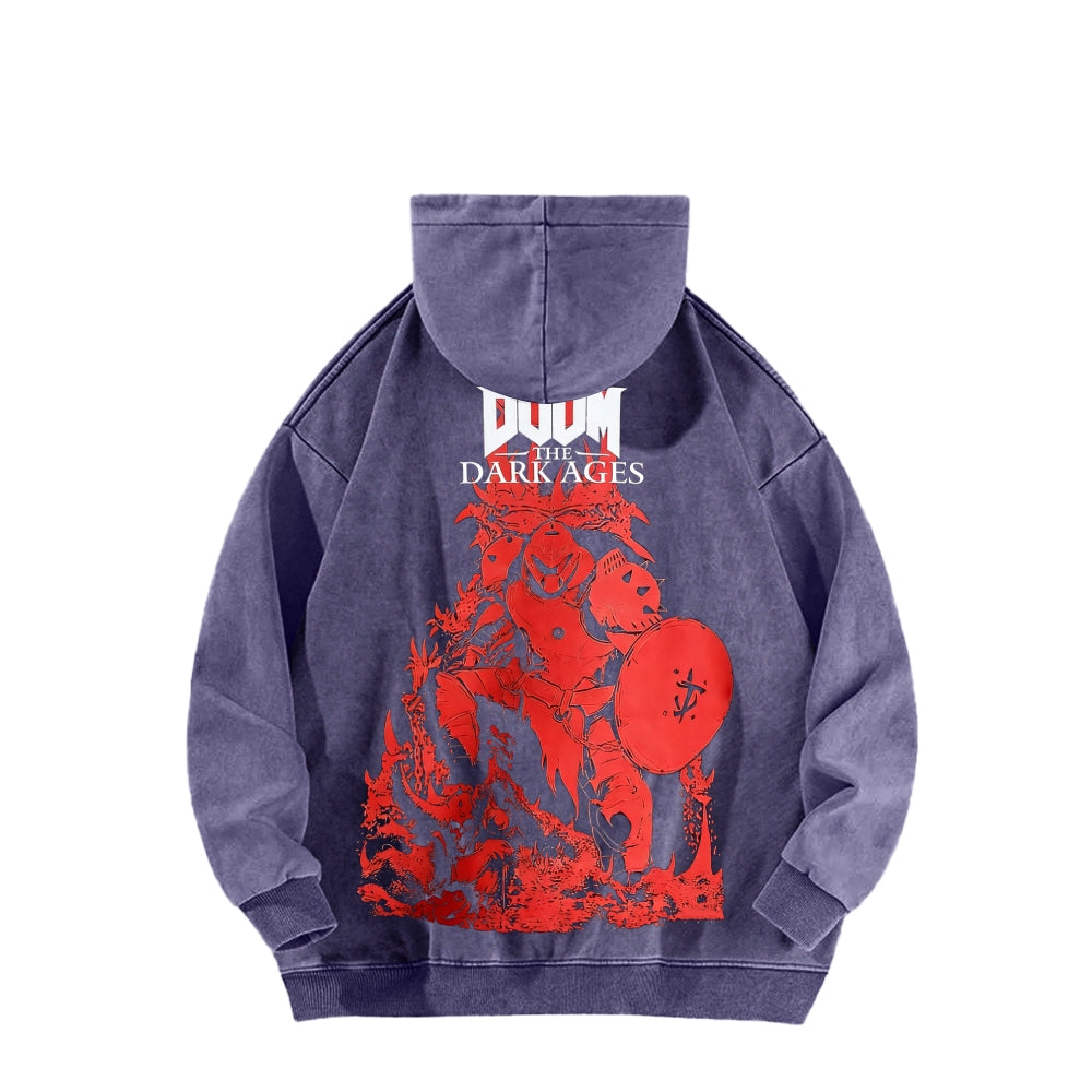 DOOM Unisex Washed Hoodie 2601012513