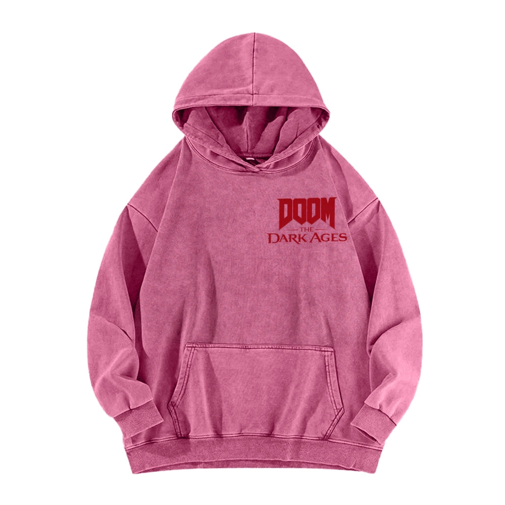 DOOM Unisex Washed Hoodie 2601012513