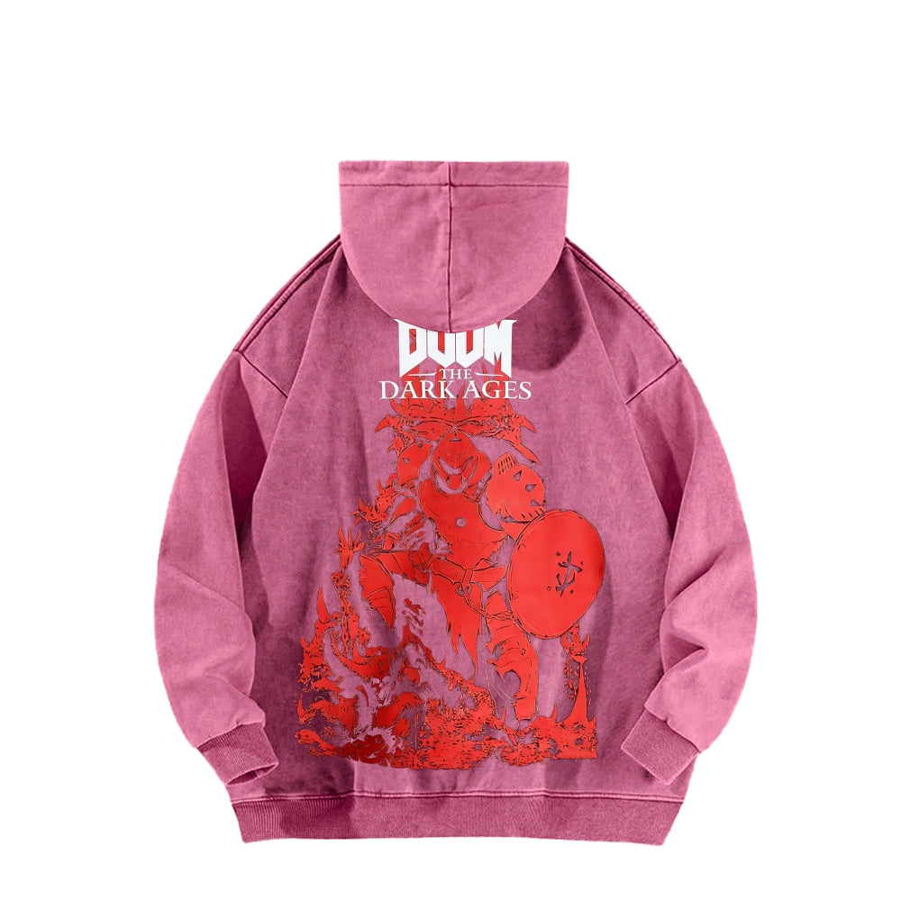 DOOM Unisex Washed Hoodie 2601012513