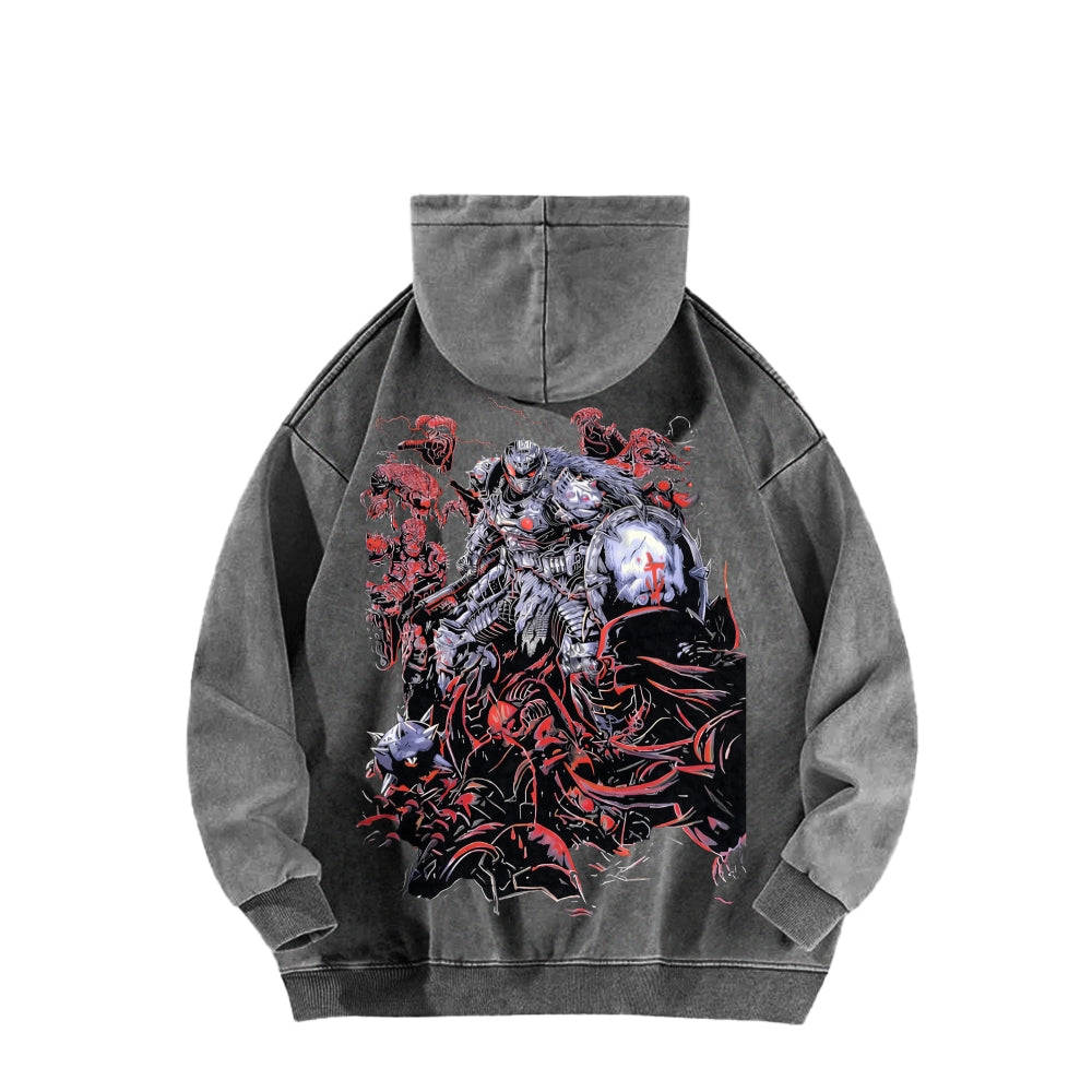 DOOM Unisex Washed Hoodie 2601012523
