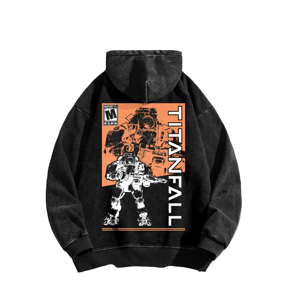 TITANFALL Unisex Washed Hoodie 2601012910