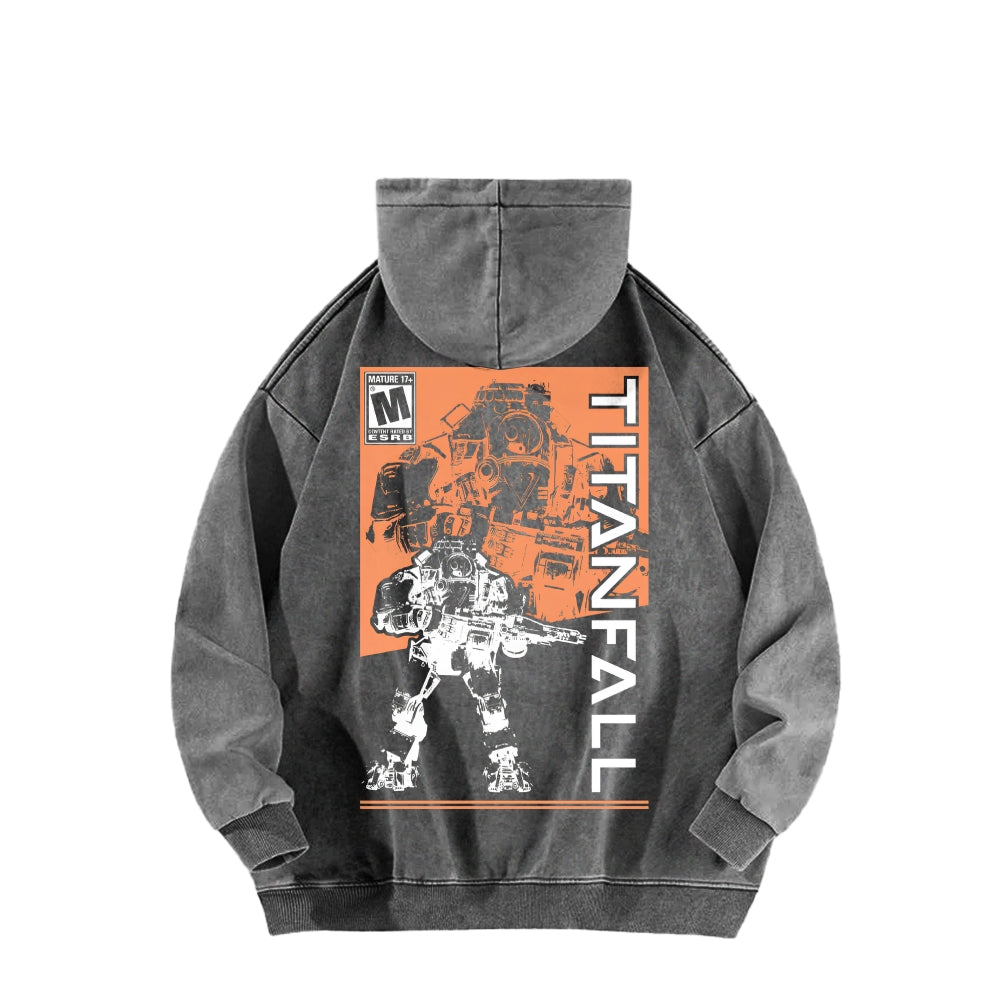 TITANFALL Unisex Washed Hoodie 2601012910