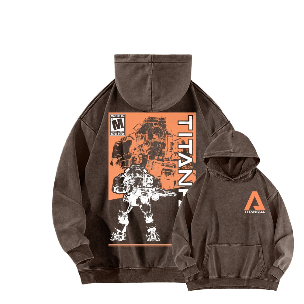 TITANFALL Unisex Washed Hoodie 2601012910