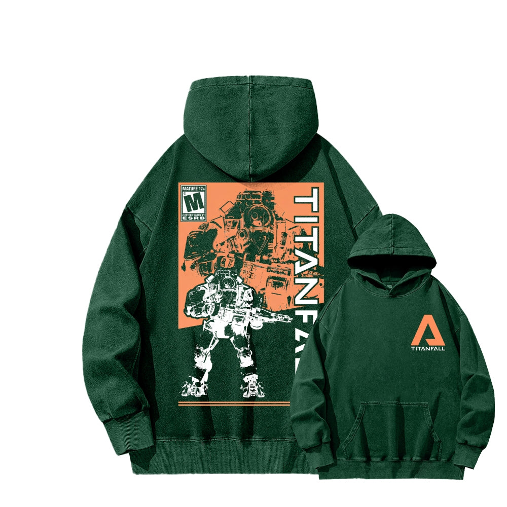 TITANFALL Unisex Washed Hoodie 2601012910