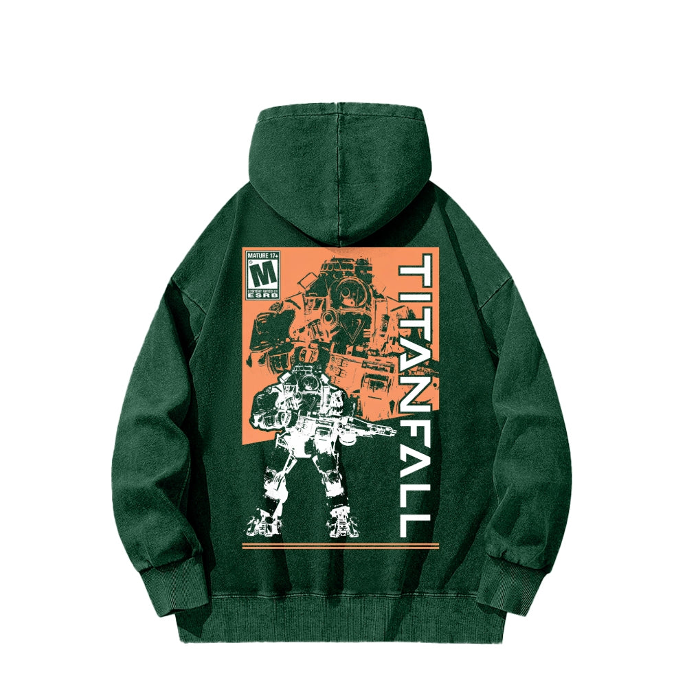TITANFALL Unisex Washed Hoodie 2601012910