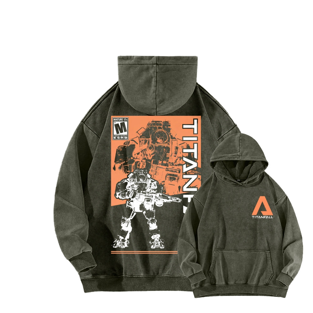 TITANFALL Unisex Washed Hoodie 2601012910