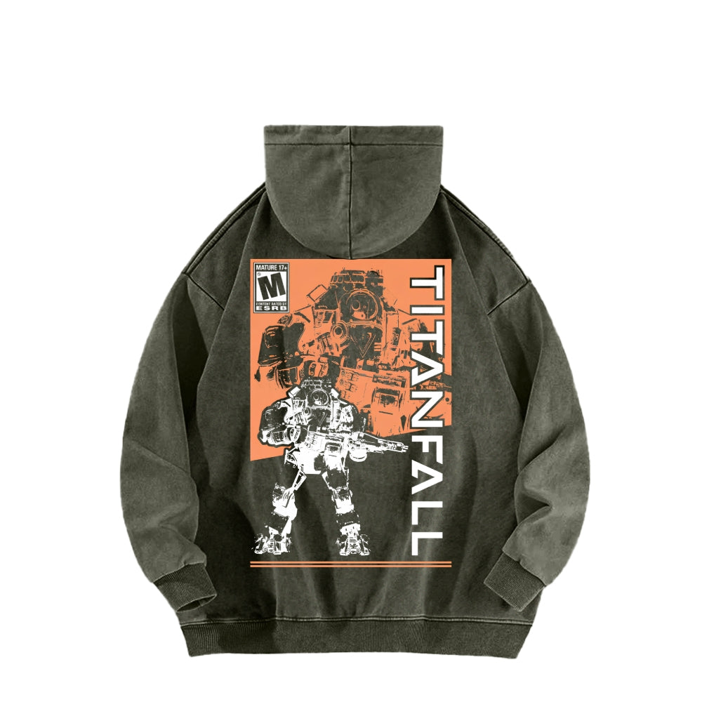 TITANFALL Unisex Washed Hoodie 2601012910