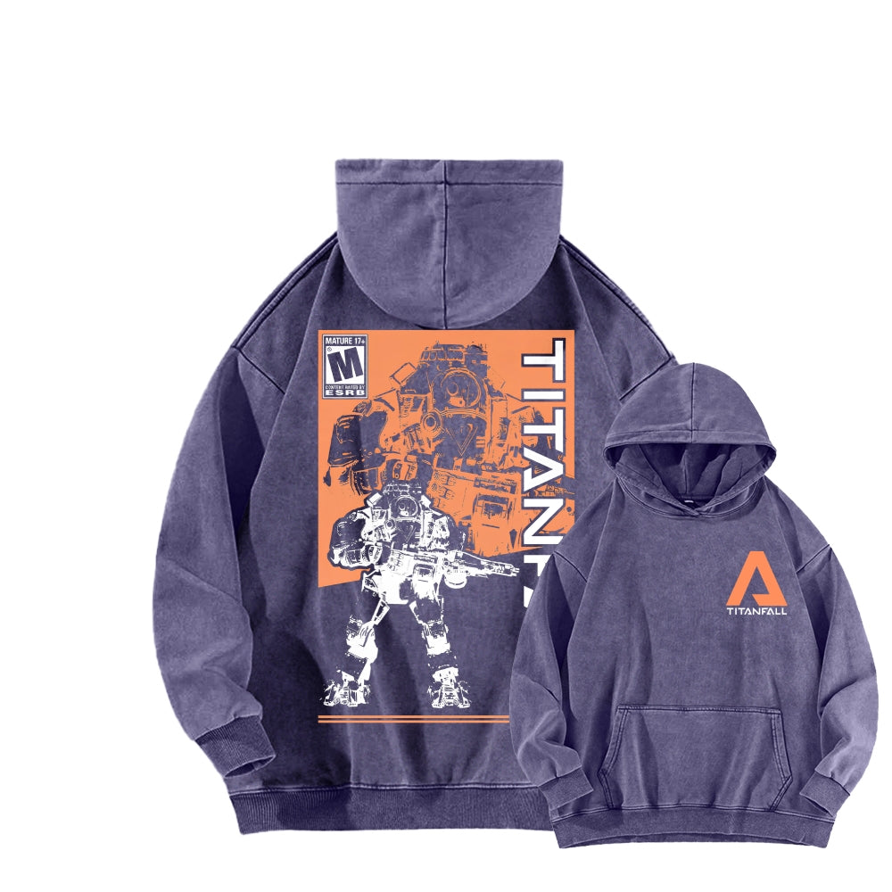 TITANFALL Unisex Washed Hoodie 2601012910