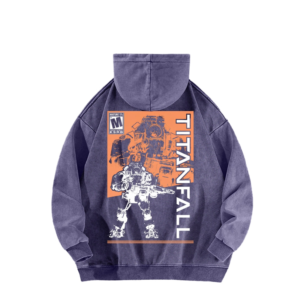 TITANFALL Unisex Washed Hoodie 2601012910
