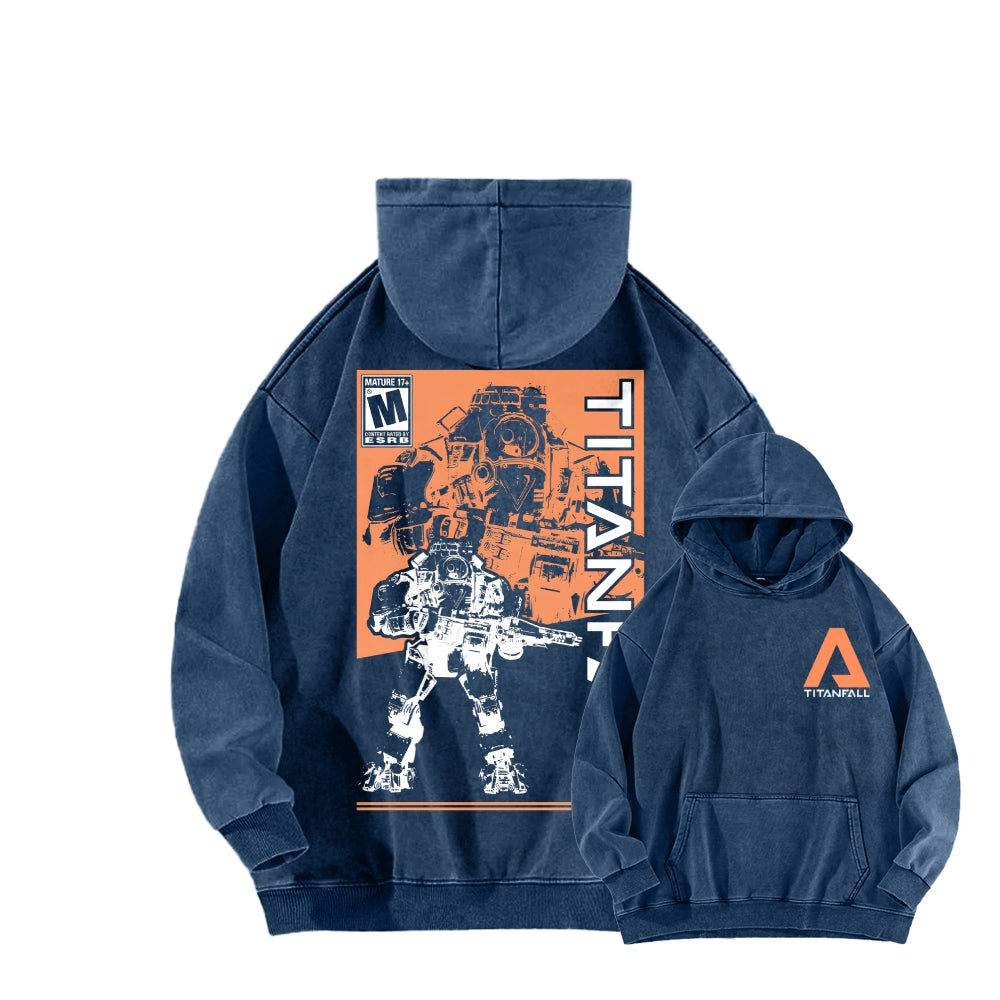 TITANFALL Unisex Washed Hoodie 2601012910