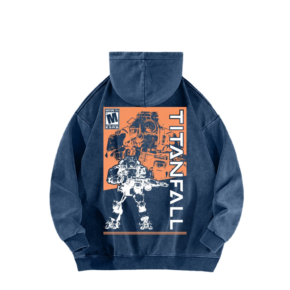 TITANFALL Unisex Washed Hoodie 2601012910
