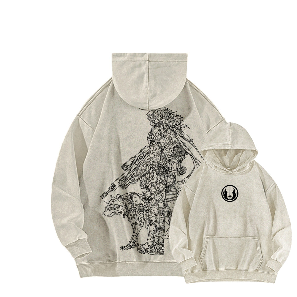 TITANFALL Unisex Washed Hoodie 2601012951