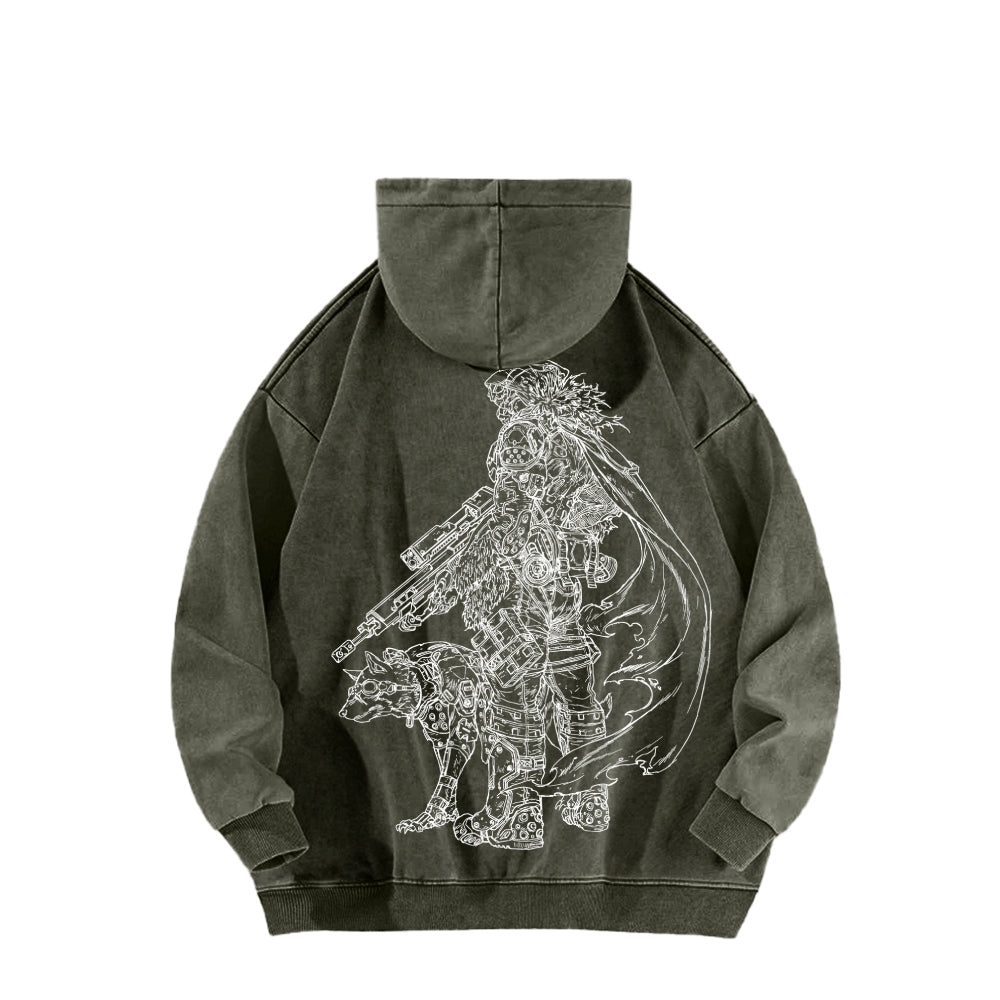 TITANFALL Unisex Washed Hoodie 2601012951