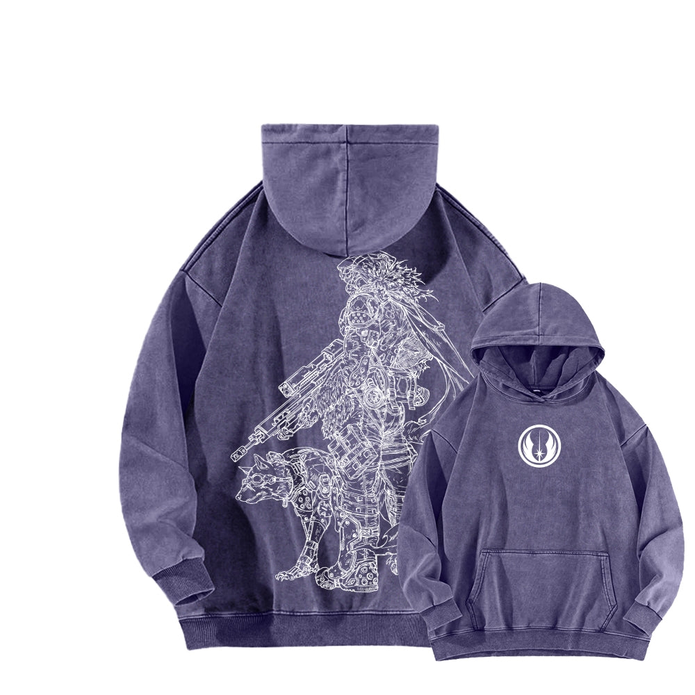 TITANFALL Unisex Washed Hoodie 2601012951
