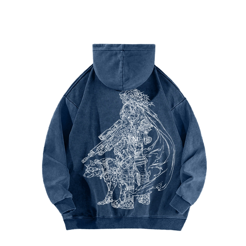 TITANFALL Unisex Washed Hoodie 2601012951