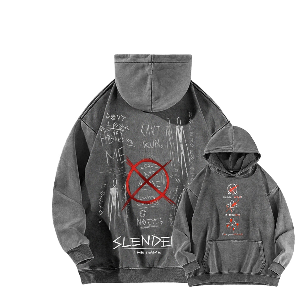 Marble Hornets Unisex Washed Hoodie 2601013159