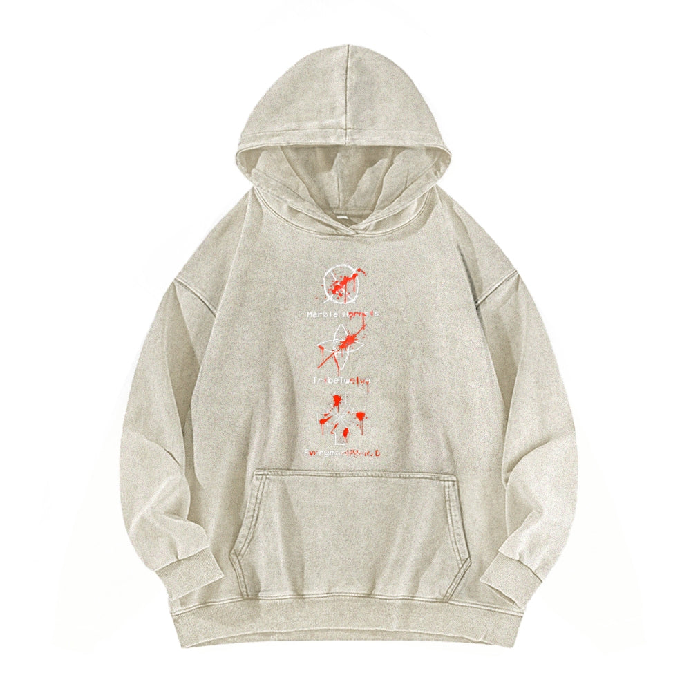 Marble Hornets Unisex Washed Hoodie 2601013159