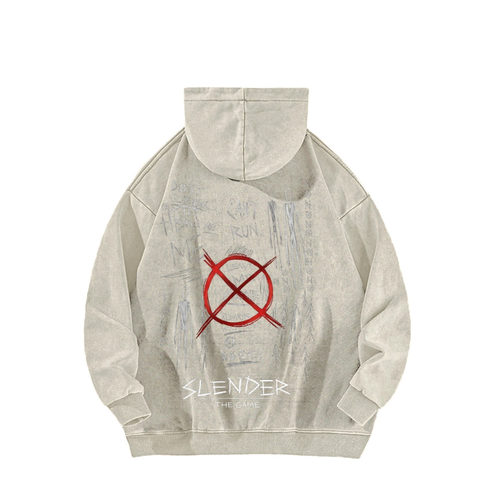 Marble Hornets Unisex Washed Hoodie 2601013159