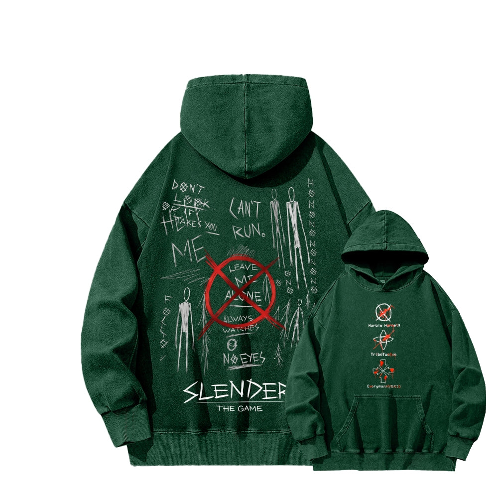 Marble Hornets Unisex Washed Hoodie 2601013159