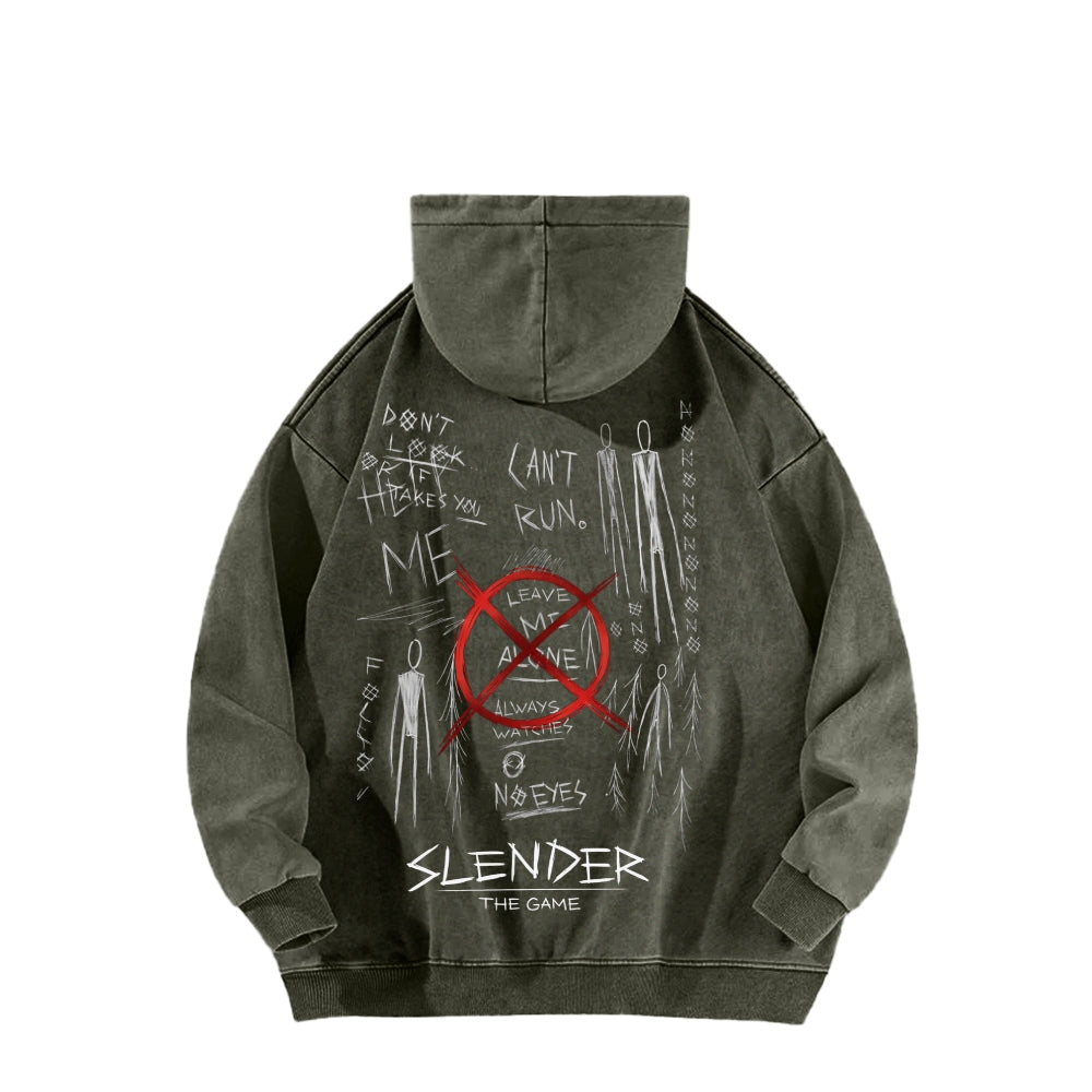 Marble Hornets Unisex Washed Hoodie 2601013159