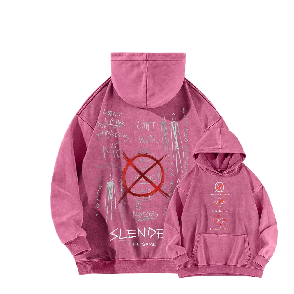 Marble Hornets Unisex Washed Hoodie 2601013159