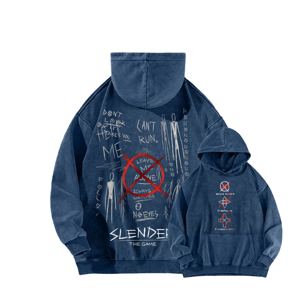Marble Hornets Unisex Washed Hoodie 2601013159