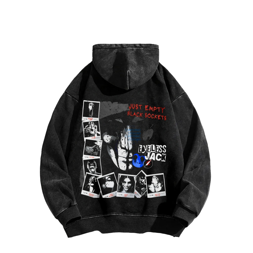 Eyeless jack  Unisex Washed Hoodie 2601013160