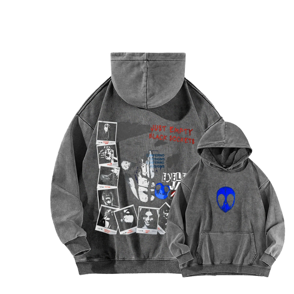 Eyeless jack  Unisex Washed Hoodie 2601013160