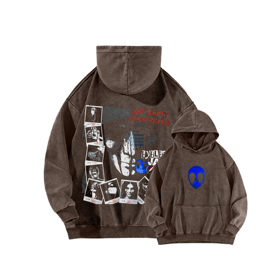 Eyeless jack  Unisex Washed Hoodie 2601013160
