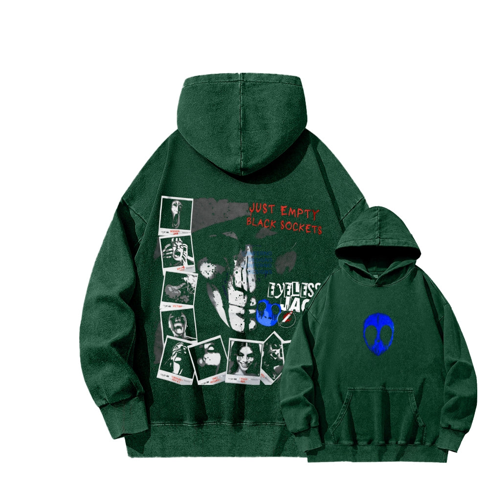 Eyeless jack  Unisex Washed Hoodie 2601013160