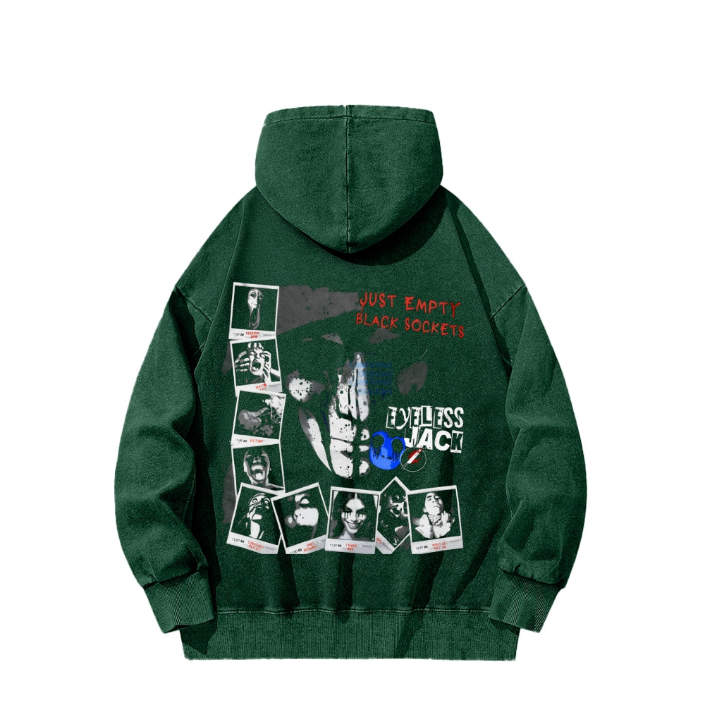 Eyeless jack  Unisex Washed Hoodie 2601013160
