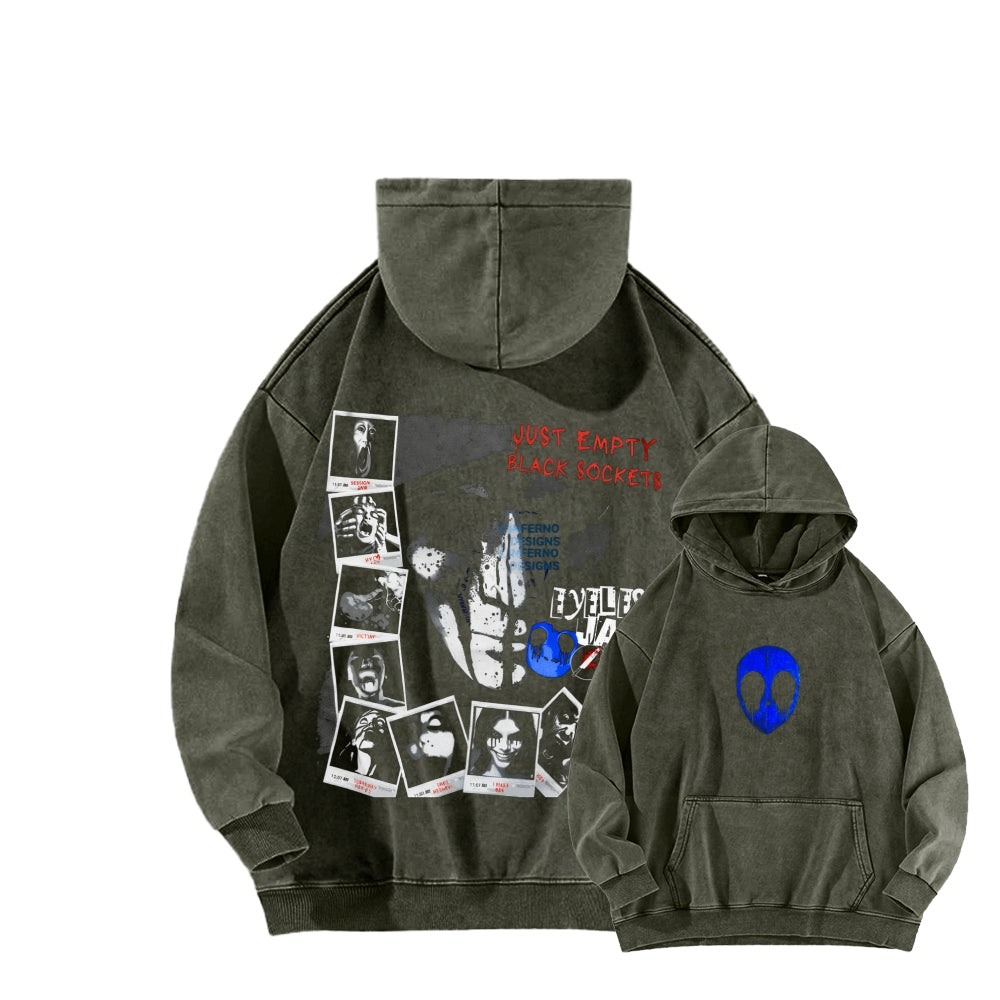 Eyeless jack  Unisex Washed Hoodie 2601013160