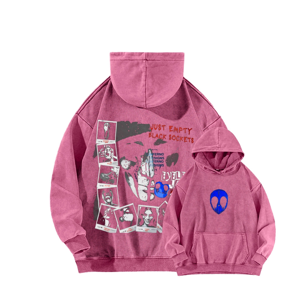 Eyeless jack  Unisex Washed Hoodie 2601013160