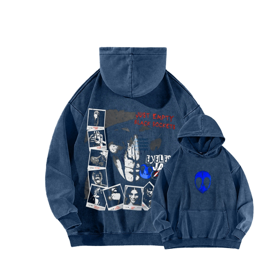 Eyeless jack  Unisex Washed Hoodie 2601013160