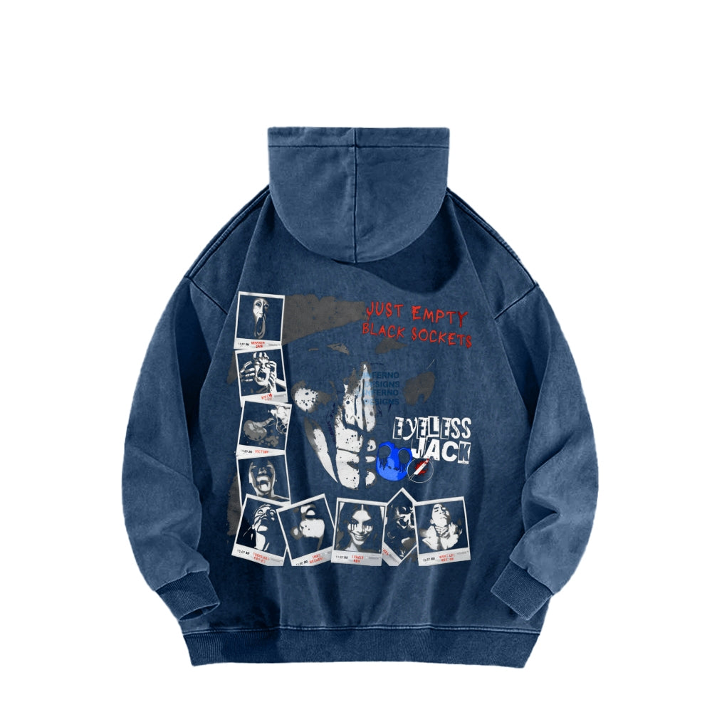 Eyeless jack  Unisex Washed Hoodie 2601013160