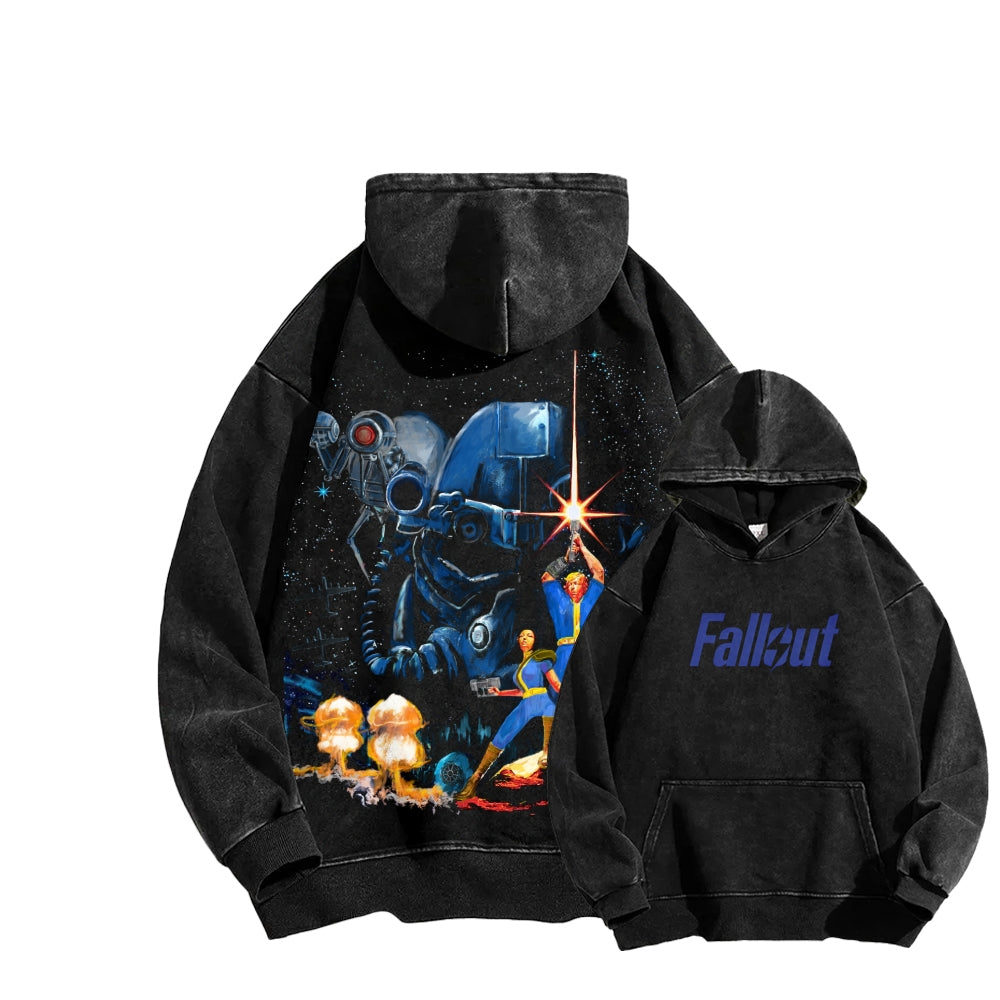 Fallout Unisex Washed Hoodie 2601013786