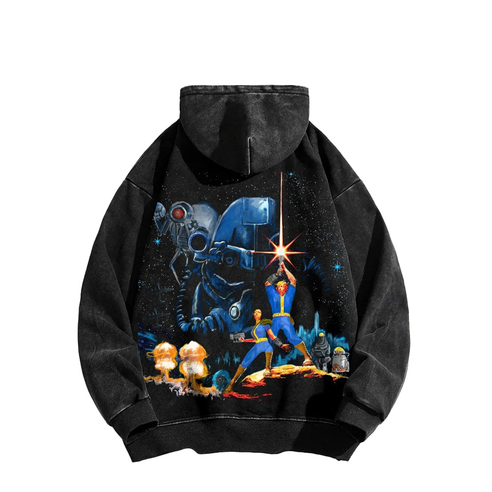 Fallout Unisex Washed Hoodie 2601013786