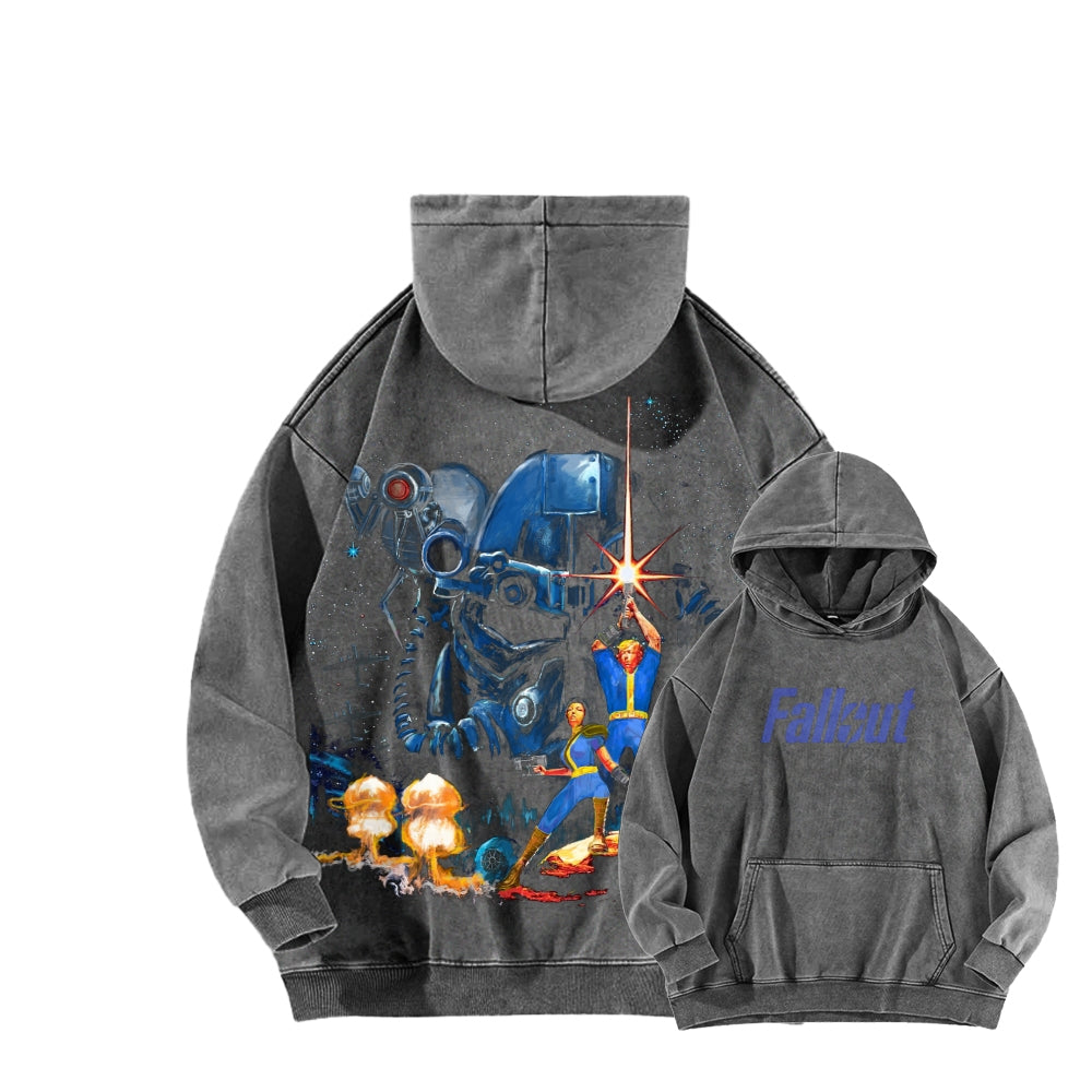 Fallout Unisex Washed Hoodie 2601013786