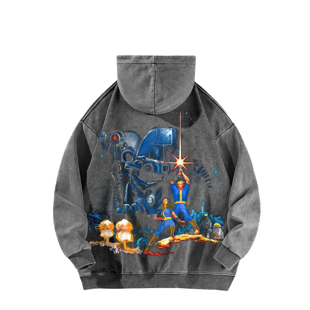 Fallout Unisex Washed Hoodie 2601013786