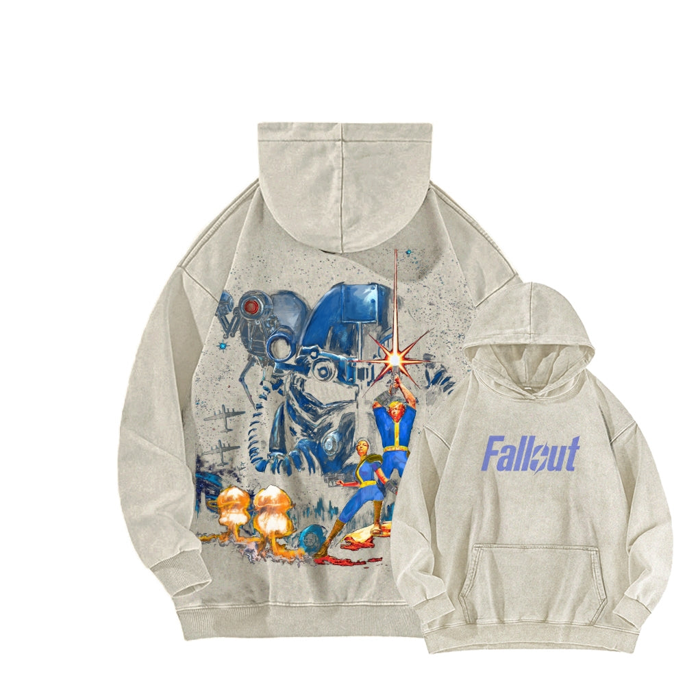 Fallout Unisex Washed Hoodie 2601013786