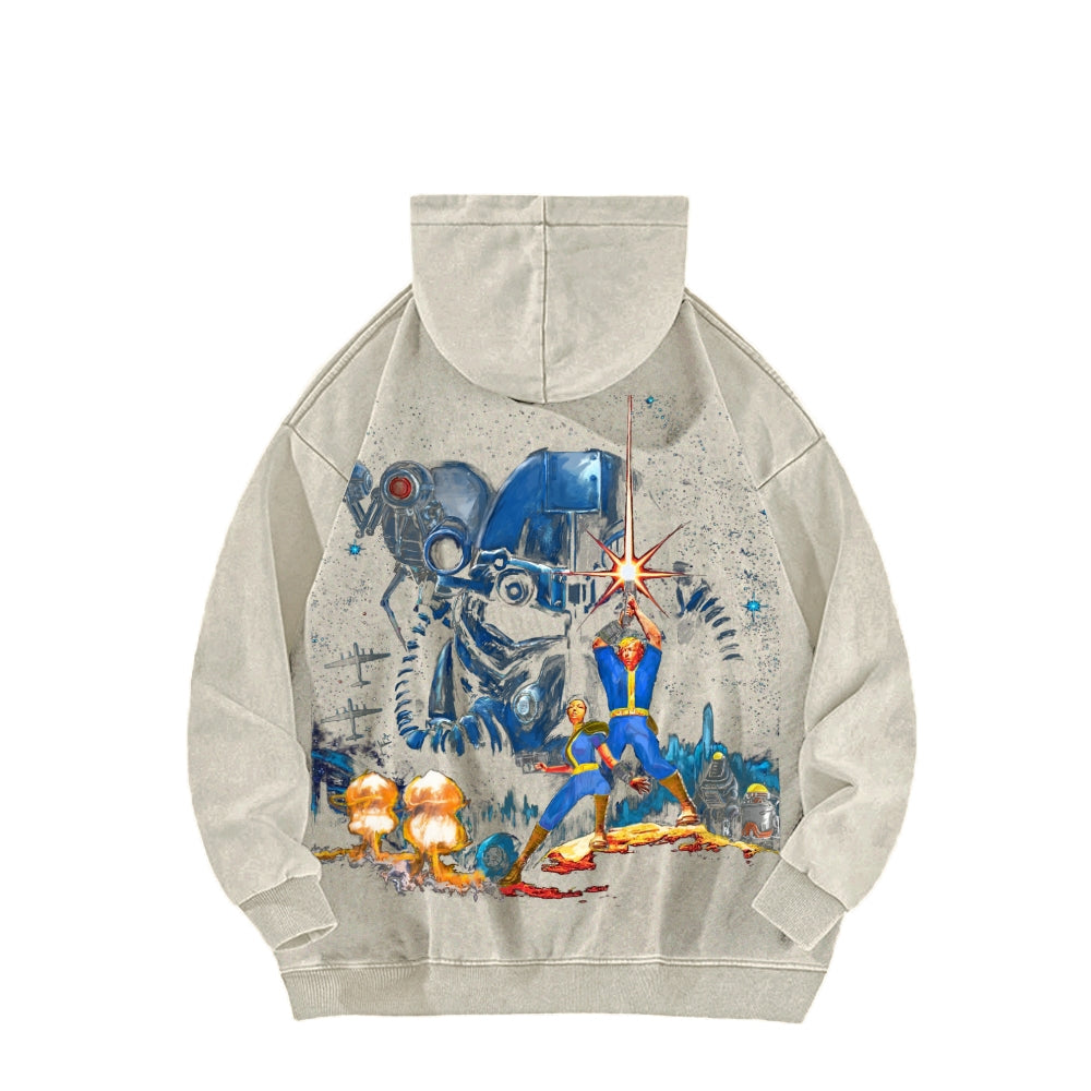 Fallout Unisex Washed Hoodie 2601013786