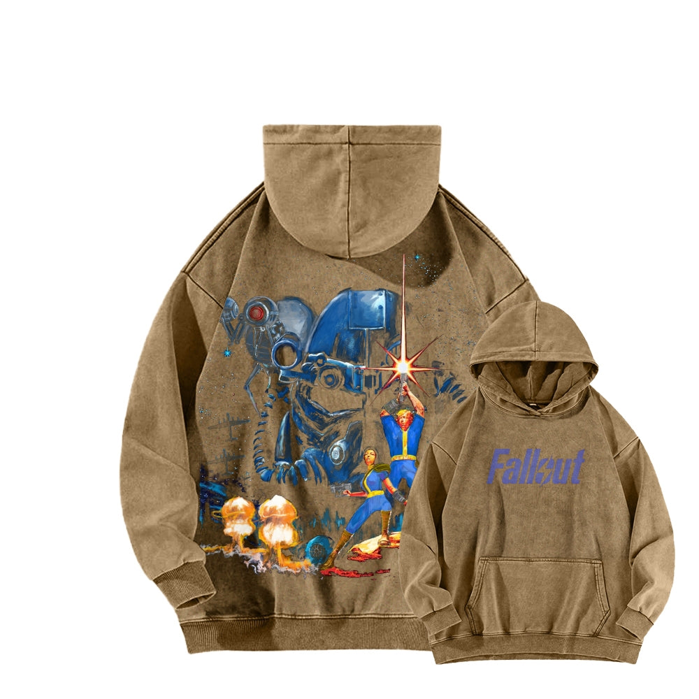 Fallout Unisex Washed Hoodie 2601013786