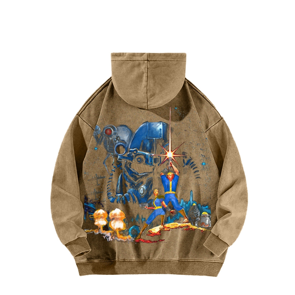 Fallout Unisex Washed Hoodie 2601013786