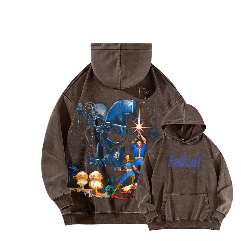 Fallout Unisex Washed Hoodie 2601013786