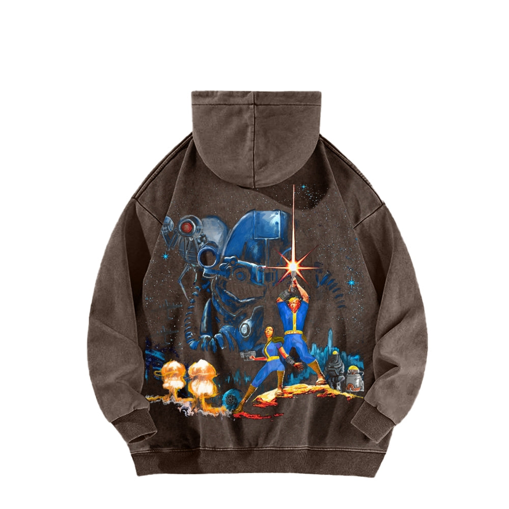 Fallout Unisex Washed Hoodie 2601013786