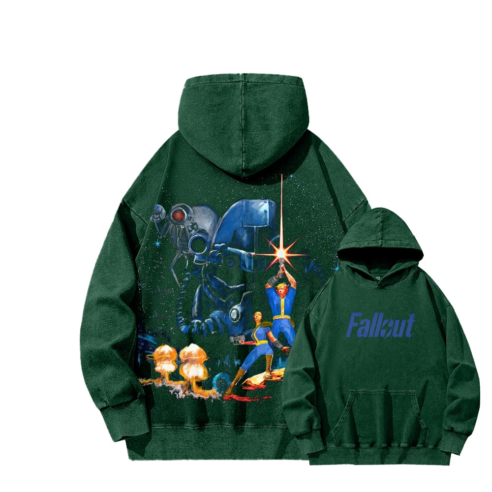 Fallout Unisex Washed Hoodie 2601013786