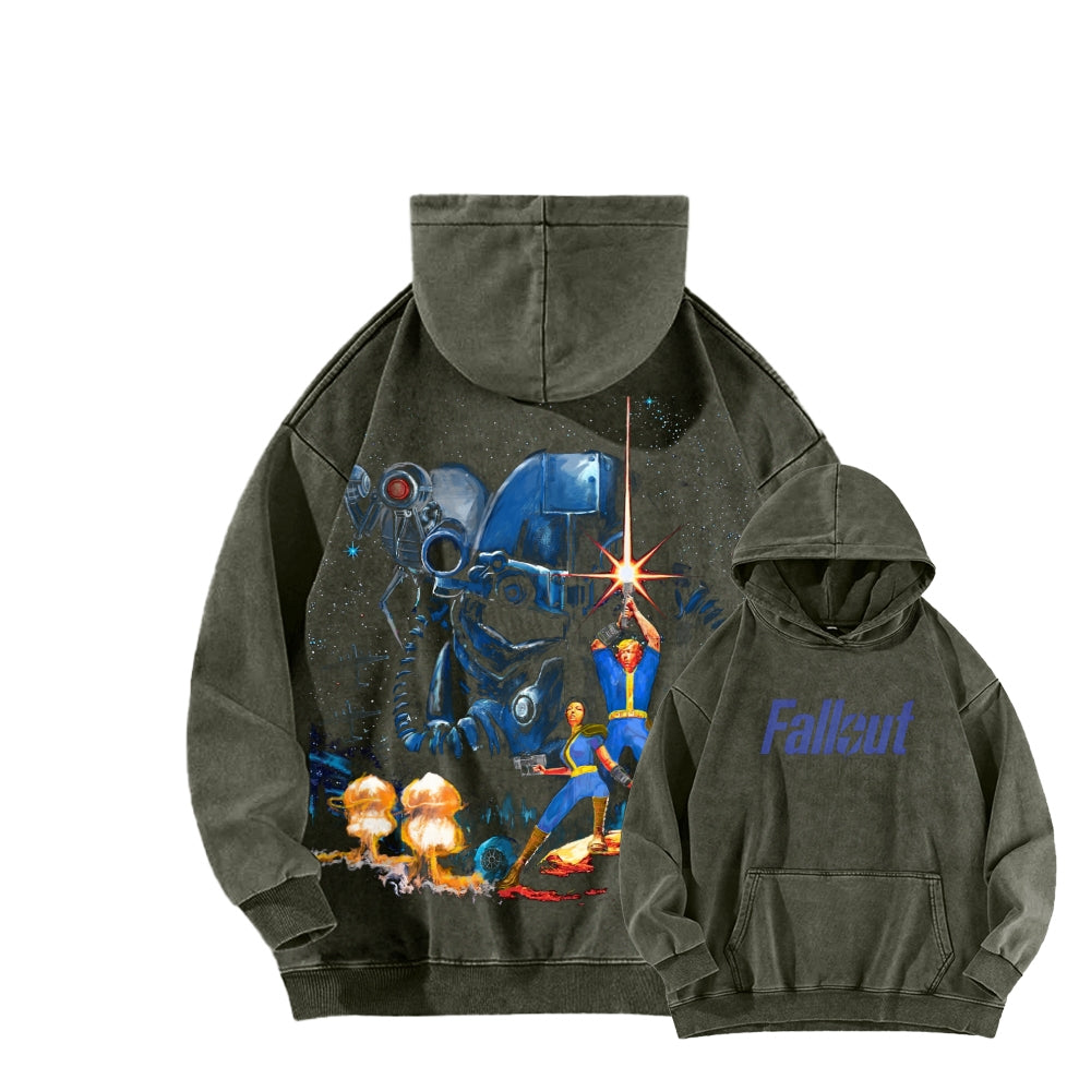 Fallout Unisex Washed Hoodie 2601013786
