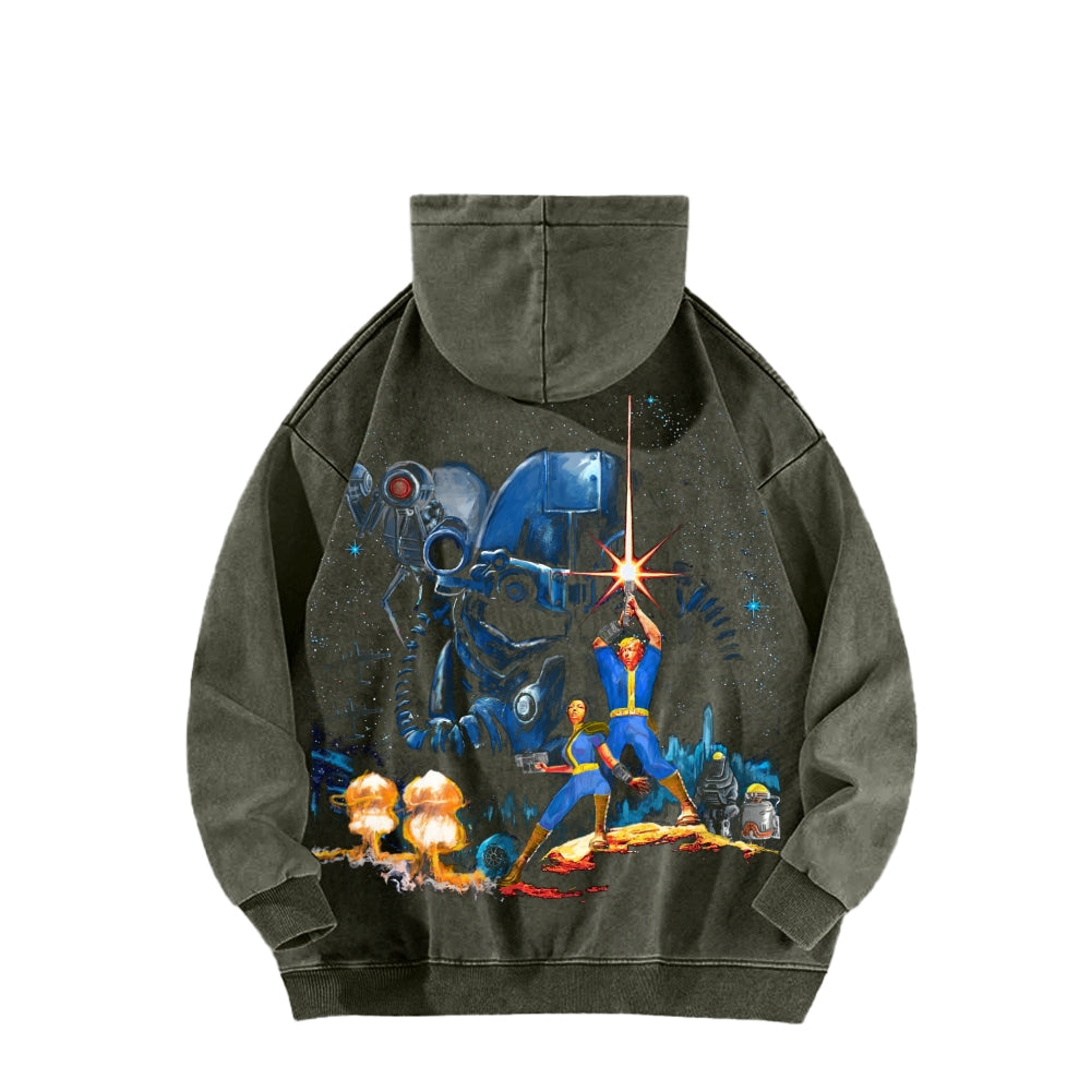 Fallout Unisex Washed Hoodie 2601013786